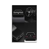 OKNGB Vintage-Auto-Poster, Passat B2 und Santana, 