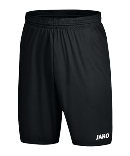 JAKO - Pantalon De Sport Manchester 2.0, Mixte, Noir, S