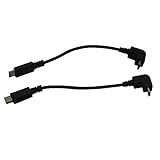 Blomiky 2 Pack C6000 C5000 Camera Cable Micro USB to Micro USB for MJX Bugs 3Pro 3H B3H B3PRO B3 Pro and HS700 RC Drone C6000 Cable 2
