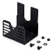 onlyfire Universal Barbecue Grill 3 Inch Slide Rotisserie Motor Bracket, 2 pcs Screw, Black