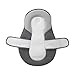Baby Lounger Cover Baby Nest Cover for Newborn Adjustable Washable Lounger for Traveling (Gray, One Size)