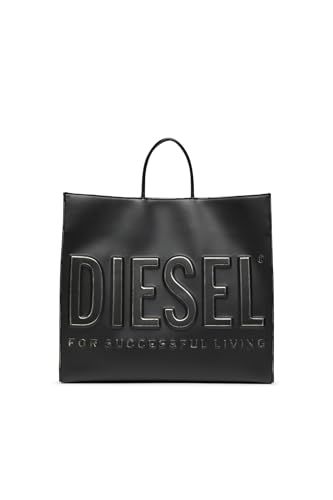 [Diesel] [ディーゼル] メンズ トートバッグ DSL 3D DSL 3D TOTE EW X SHOPPING X09931P8078 UNI ブラック T8013