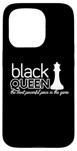 BLACK QUEEN Most Powerful Piece in the Game Chess Meme X}zP[X iPhone 15 Pro p