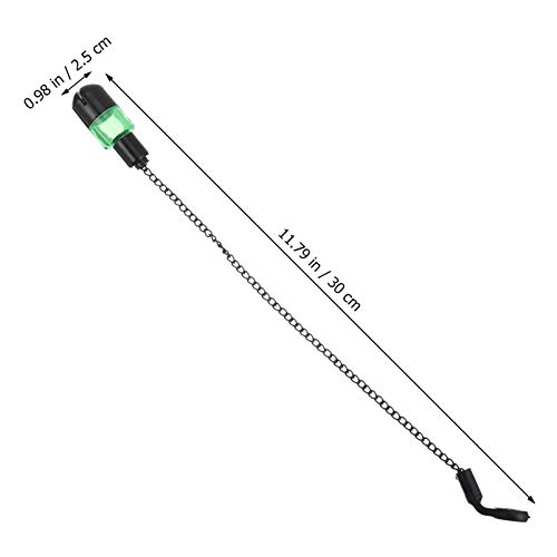 BESPORTBLE Indicador de mordida iluminado para pesca com alerta portátil acessórios de pesca para va