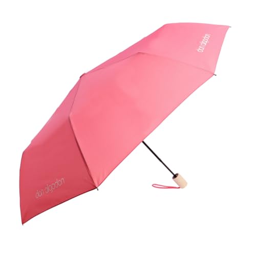 DON ALGODON Paraguas de Mujer Plegable - Resistente al Viento, Compacto, Apertura y Cierre Automático, Diseño Elegante, Rosa