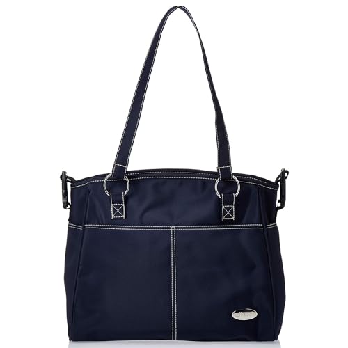 hauck City Bag, Navy Blue – Baby Wickeltasche mit Wickelunterlage, XXL Wickel Organizer für Unterwegs mit Außen- und Innentaschen für Windeln & Zubehör, Wasserabweisend & Leicht Abwischbar
