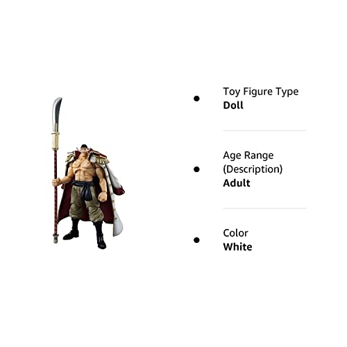 Nrgdwxz Anime Figure,One Piece Four Emperors White Beard Daddy Edward Newgate Action Anime Figure Desktop Decoration Doll Birthday Present Best Gifts For Adult #TOP5