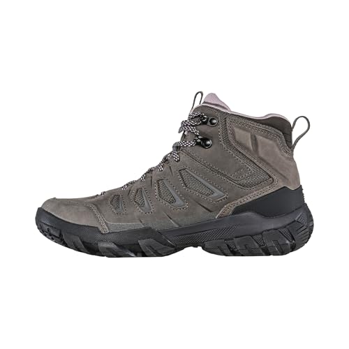 Oboz Women's Sawtooth X Mid B-DRY Hiking Boot, Charcoal, 8