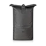 🎒 ALLES DABEI: Das gepolsterte Notebookfach bietet genug Platz für einen 17 Zoll Laptop, eine Vordertasche mit wasserdichtem Reißverschluss hat Platz für Handy, Geld oder sonstige Accessoires