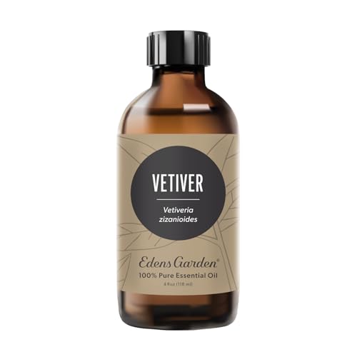 Edens Garden Vetiver Essential Oil- 100% Pure Premium Grade, Undiluted, ...