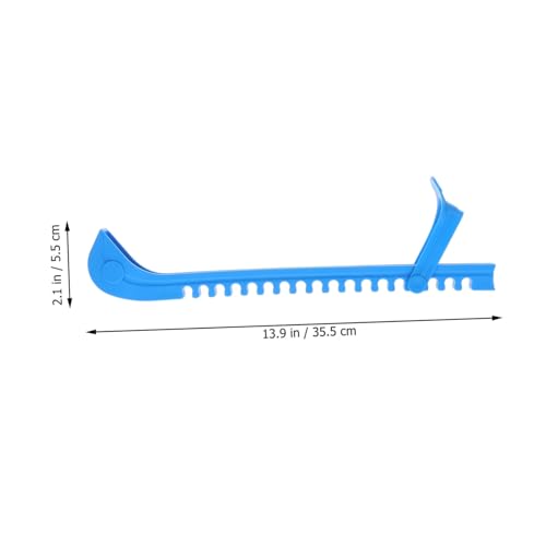 Toddmomy 2 Pares Protetor De Skate Patins De Gelo Hóquei Protetor De Lâmina Portátil Guardas De Pati