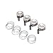 4x 06H107065AM Standard Engine Pistons Rings 82.51mm 21mm Compatible For VW G TI Passat Audi A3 a4 a5 q5 2.0 TFSI EA888