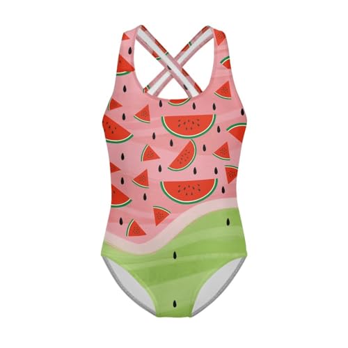 Image of Girls One-Piece Swimsuit for Swimming Lessons Beach Volleyball Pool Party Outdoor Training Quick Dry