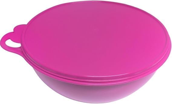 Tupperware Miska do mieszania Maximilian miska do sałatki z pokrywką bar sałatkowy ciasto drożdżowe Peng pink 7,8 litra