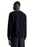 Calvin Klein Jeans Mujer Sudadera Core Monologo sin Capucha, Negro (Ck Black), M