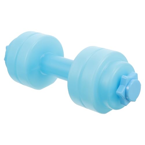 Bouteille eau haltère réutilisable portable gourde plastique PET pour fitness gym