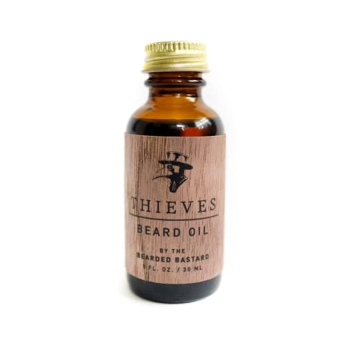 Tbb Thieves Premium Beard Oil For Men | Leave-In Beard Conditioner | Keeps Facial Hair Soft And Moisturizes Skin | Jojoba Oil, Argan & Sweet Almond Essential Oils (1 Oz.) #TOP19