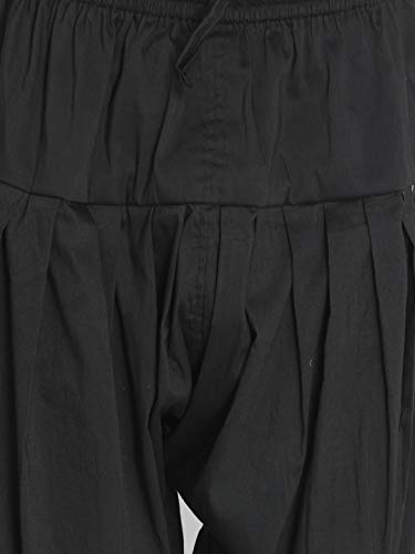 Image of VASTRAMAY Men's Black and White Viscose Pathani Kurta Set, Traditional Pathani Khan Suit Set in Viscose Fabric, and Salwar Patiala Pyjama for Weddings & Festival, Ethnic Outfit | Independence Day