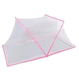 [Manipulation facile] Le réseau de moustiques convainc avec son système de pli rotatif pratique qui permet une ventilation et une ventilation rapides. Vous pouvez placer le réseau sur le lit pour bébé ou le lit de voyage en quelques secondes. Les barres en fibre de verre stables assurent une construction sûre et stable.