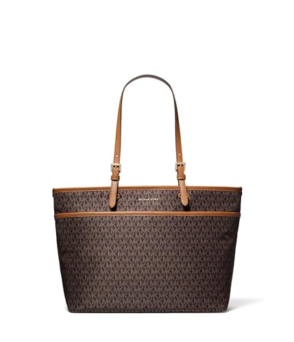 Michael Kors Womens Winston Large Top Zip Multi Function Tote, Brown/Acorn, One Size