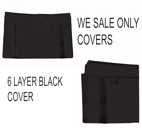 Image of Shoe Rack Cover for Home Only for 6-Layer Portable Foldable Shoe Stand Non Woven Zipper Fabric Cover