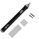 Electric Eraser, Battery Operated Eraser Kit with 22 Extra Replaceable Erasers for Artists, Automatic Portable Pencil Eraser for Sketching, Drawing, Graphite Pencils