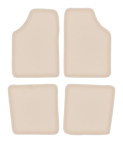 Tapis de voiture beige en velours pour Renault Kangoo I de 1997 à 2008