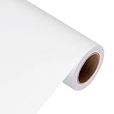  Yizunnu - Vinilo autoadhesivo mate para muebles de cocina, dormitorio, 3 m, vinilo, blanco, 61x300cm