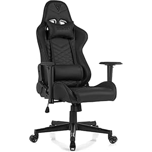 SENSE7 Gamer stoel, zwart, 43-52 x 69,5 x 57