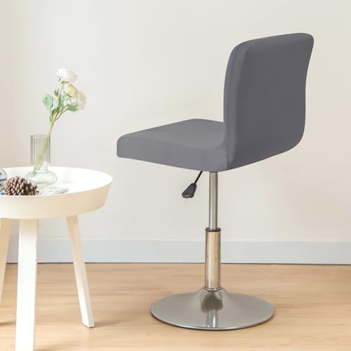 Housse de tabouret de bar avec dossier imperméable et lavable pour chaise basse - 6