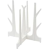 マーナ (marna) ポリプロピレン ボトル水切りスタンド ( ホワイト / スリム ) 折り畳み 水切り 水筒スタンド (約W18.8xH19.8xD3.1cm) K695W