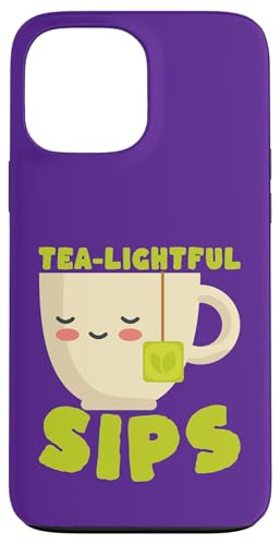 TEA-LIGHTFUL SIPS ���킢�����킢�������D���̎����݁B �X�}�z�P�[�X iPhone 13 Pro Max �p