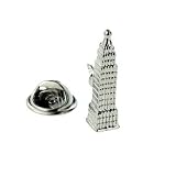 Gemelolandia | | Épinglettes Empire State 22 mm | Épinglettes originales à offrir | Pour les Chemises, les Vêtements ou pour votre Sac à dos | Détails amusants, multicolore, Taille Unique