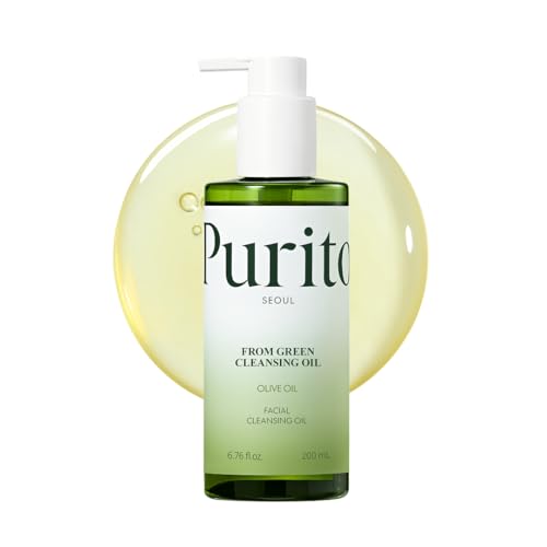 PURITO From Green Cleansing Oil 6.76 fl.oz / 200ml Gentle Facial Cleanser, Cruelty-free & Vegan, Nature-derived Oils (Renewal)