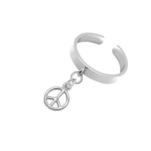 Image of Spinningdaisy Dangling Mighty Tiny Charm Adjustable Ring