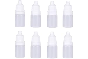HLLMX 8 Pack Refillable Eye Drop Bottles