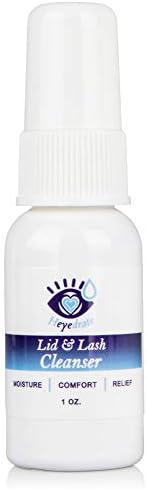 Heyedrate Lid and Lash Cleanser Spray – Gentle, Pure Hypochlorous Acid Spray for Eye Irritation - Fast Acting, Soothing Formula - Everyday Eyelid Cleansing Spray - 1 Ounce Bottle