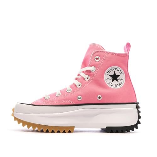 Converse Baskets Run Star Hike pour femme, Rose/blanc/noir, 6 Women/4.5 Men