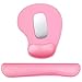 YingStar Alfombrilla de Ratón con Reposamuñeca Ergonómico Almohadilla para Teclado Antideslizante Cómodo Cojín de Muñeca Apoyo con Espuma de Memoria Suave Mouse Pad para Keyboard Ordenador Oficina