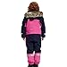 Boy Clothes Winter Snow Suit for Kids Fashion Boys One Piece Snowsuit Girls Ski Outfit Waterproof Snowboard Suits Winter Outdoor Clothes Hot Pink 3-4 Years