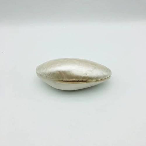 Ccbuy Pearl Acrylic Evening Bags Clutch Purse Women's Wallet Shell Chain Shoulder Crossbody Wedding Party Handbag #TOP5