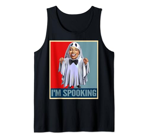 Kamala Harris Halloween I'm Speaking Cita Estoy asustando Camiseta sin Mangas