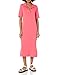 Produktbild Amazon Essentials Damen Kurzärmliges Midi-Polokleid aus Bio-Baumwolljersey (in Übergröße erhältlich) (Früher Amazon Aware), Korallenrosa, 5XL Große Größen