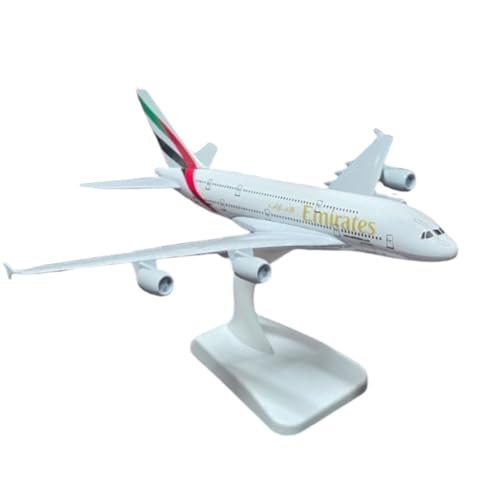 Image of Aeroplane Airways Airlines Scale Model Only for Display, Die Cast Metal Aircraft Highly Detailed Replica Gift for Aviation Enthusiasts for Kid 20CM (EmiratesAir)