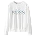 Produktbild AIni Damen Elegant Festlich 2019 Neuer Frauen Ja Brief Drucken Hoodie Sweatshirt Damen Langarm Pullover Pullover Tops Party Abend Strand Langarm Shirt