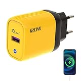 Puce de sécurité : notre chargeur 120 W est équipé d'une puce intelligente et attache une grande importance à la sécurité en évitant la surcharge et la surchauffe, offrant une expérience de charge fiable et durable pour vos appareils.