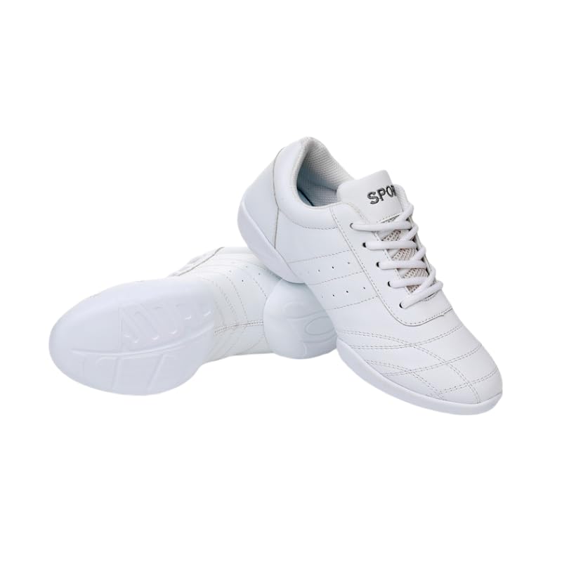 Latein Jazz Tanzschuhe Modern Jungen Und Mädchen Geschlossene Lehrleistung Standard Gesellschaftstanzschuhe Schnürung Kinder Gymnastikschuhe