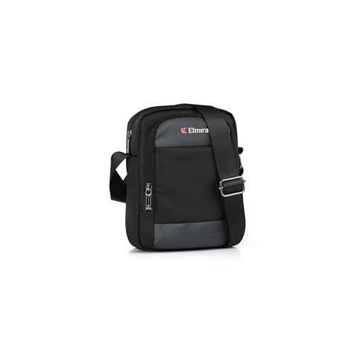 ELMIRA Sling Bag for Man & Women – Passport Bag for Men Travel, side chest crossbody shoulder Water resistant hand bag for men travel, small cash collection stylish bags for men (black)