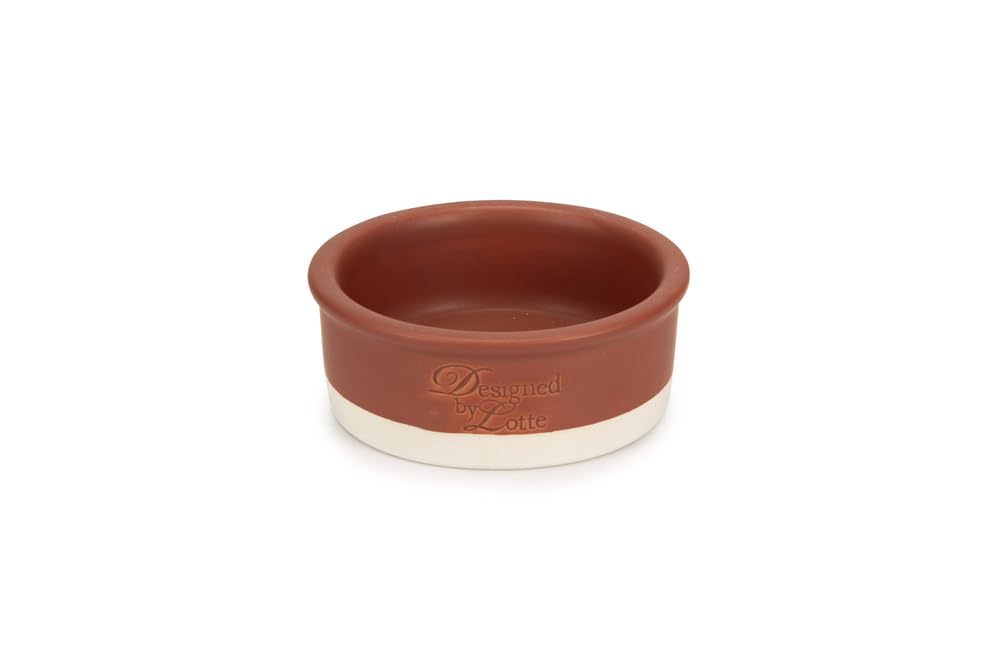 Beeztees DBL Kedi Mama Su Kabı, Seramik, Mat Kiremit, 12cm, 300ml