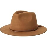 Brixton Wesley Packable Fedora Golden Brown L